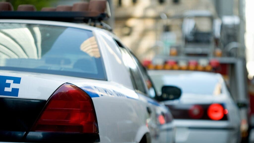 Police cars