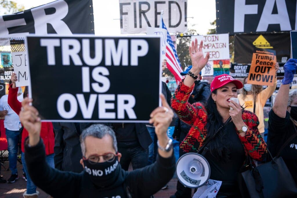 Million MAGA March and Shutdown DC Outside of the White House