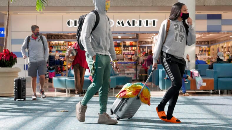 holiday travelers