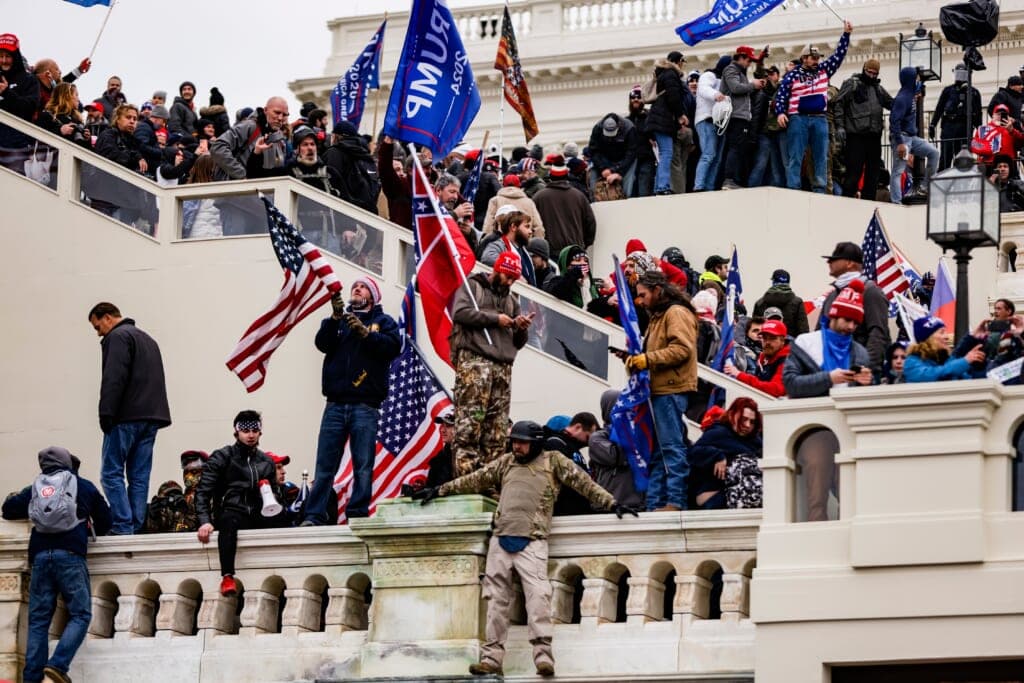 Trump Supporters Hold "Stop The Steal" Rally In DC Amid Ratification Of Presidential Election
