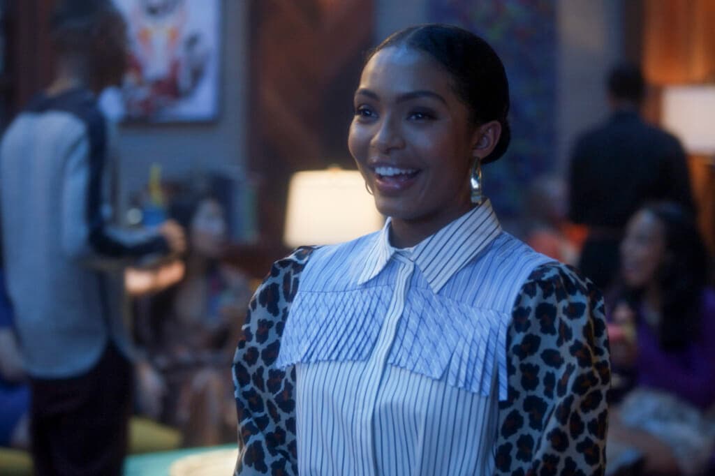 Actor Yara Shahidi in "Grown-ish"
