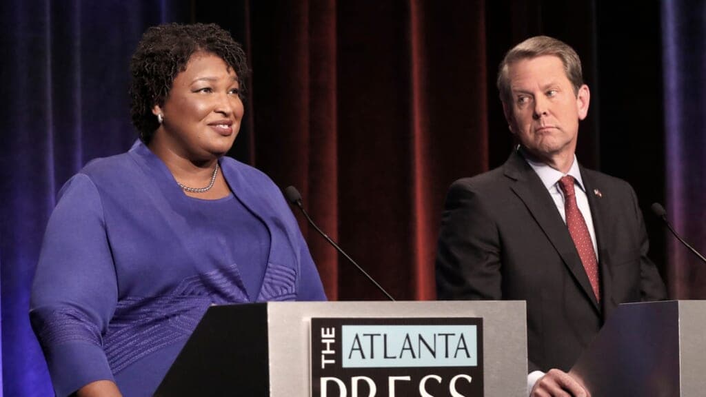 Georgia gubernatorial candidates Stacey Abrams and Brian Kemp