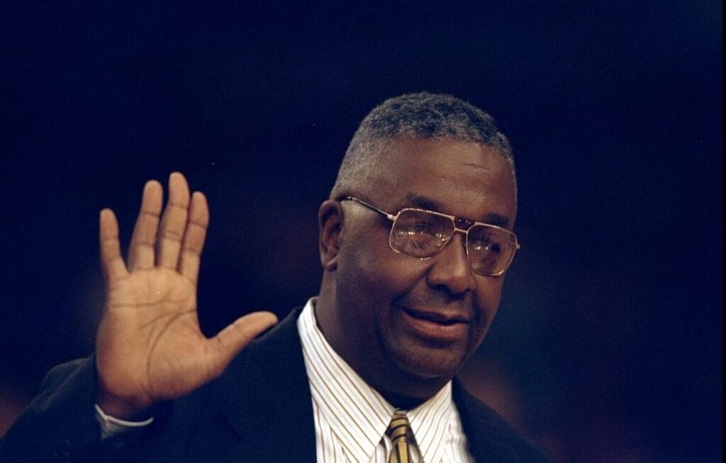Georgetown Hoyas basketball coach John Thompson