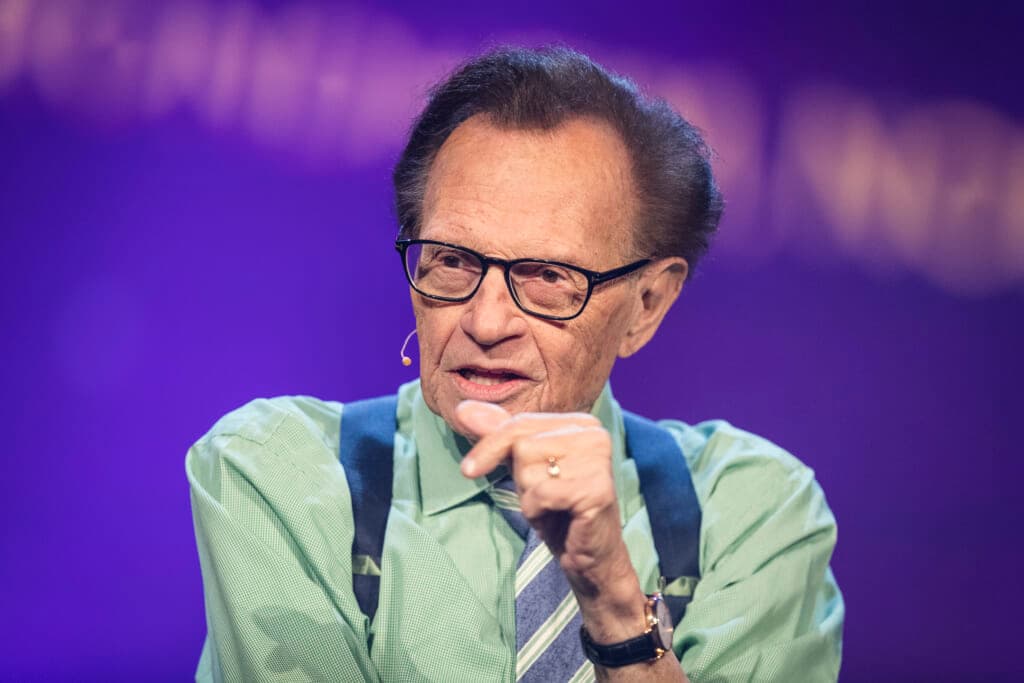 Broadcaster Larry King