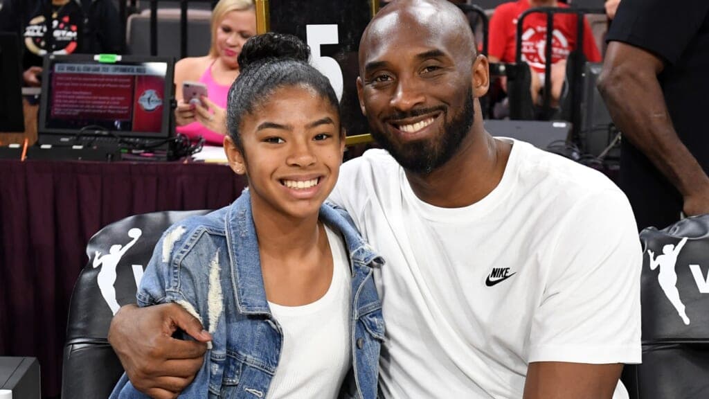 Gianna Bryant and father NBA star Kobe Bryant