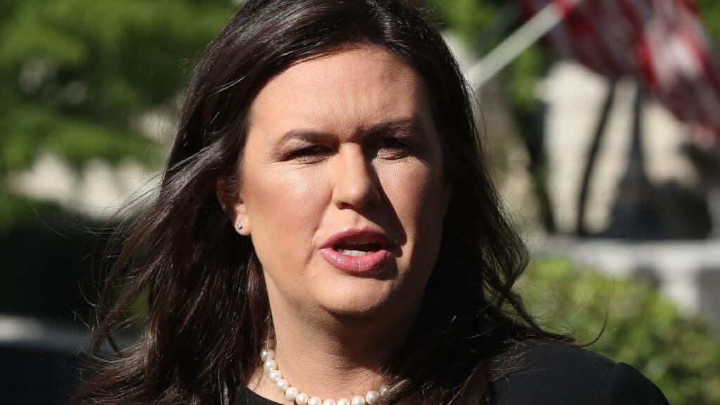 Former White House Press Secretary Sarah Huckabee Sanders
