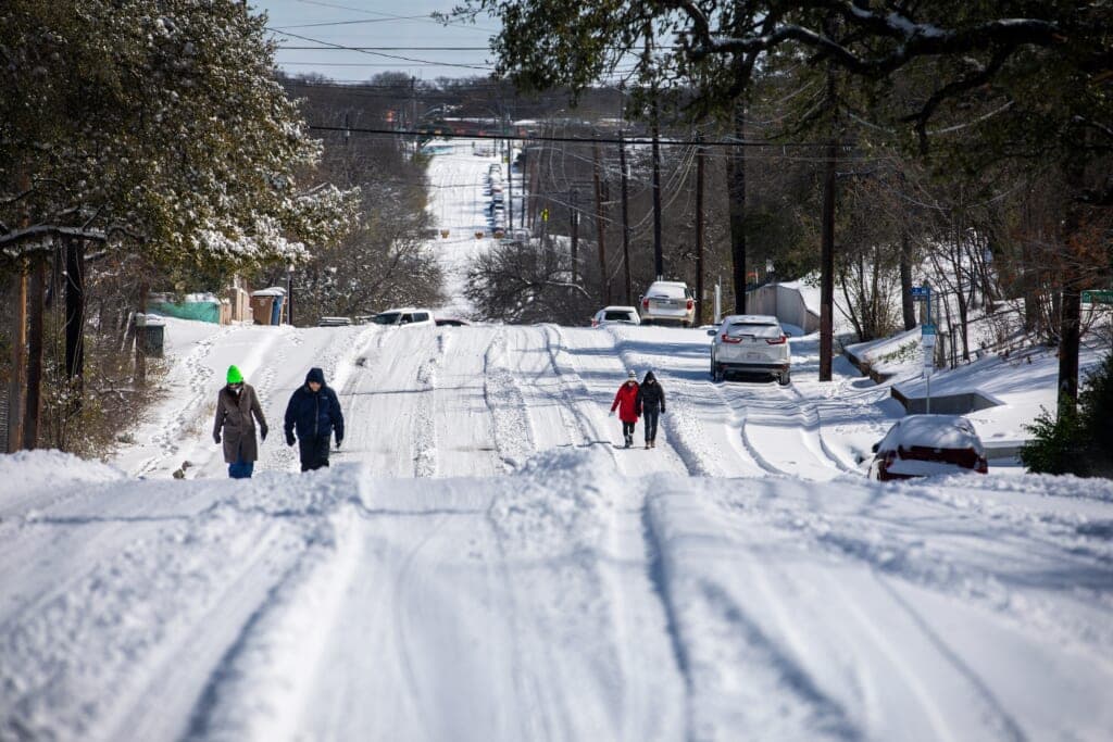 Winter Storm Uri Brings Ice And Snow Across Widespread Parts Of The Nation