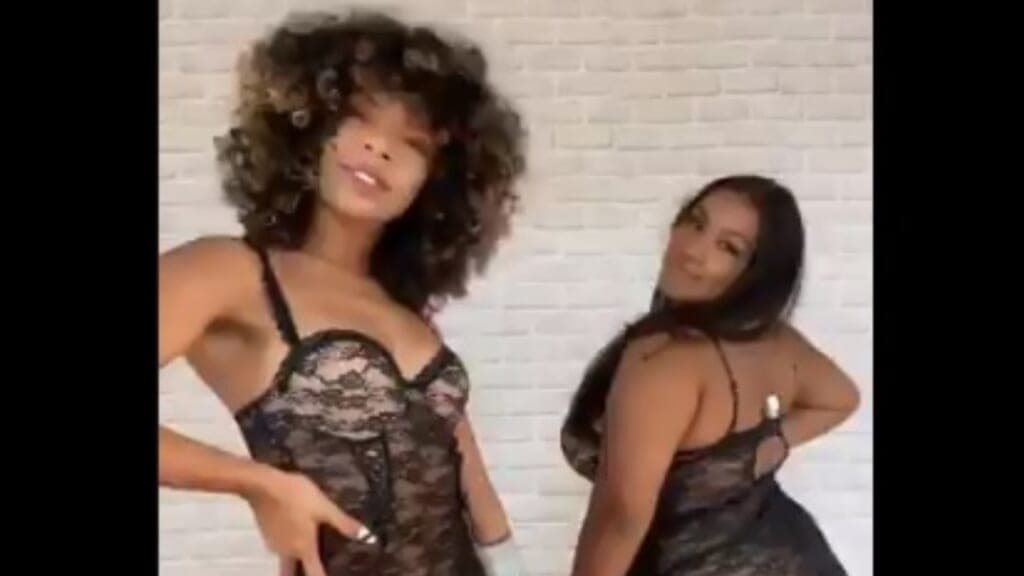 An Adore Me video on TikTok