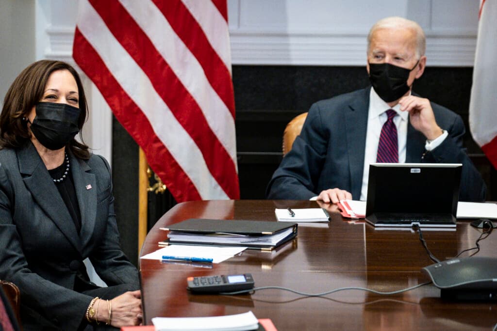 Vice President Kamala Harris and President Joe Biden
