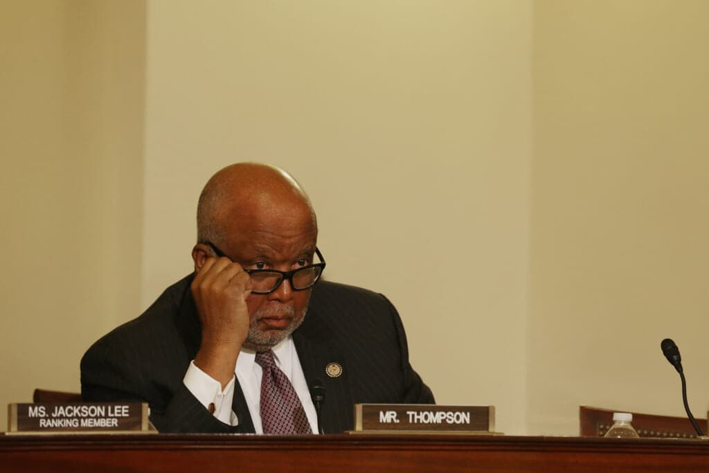 The House Homeland Security Committee ranking member Democratic Representative Bennie Thompson of Michigan
