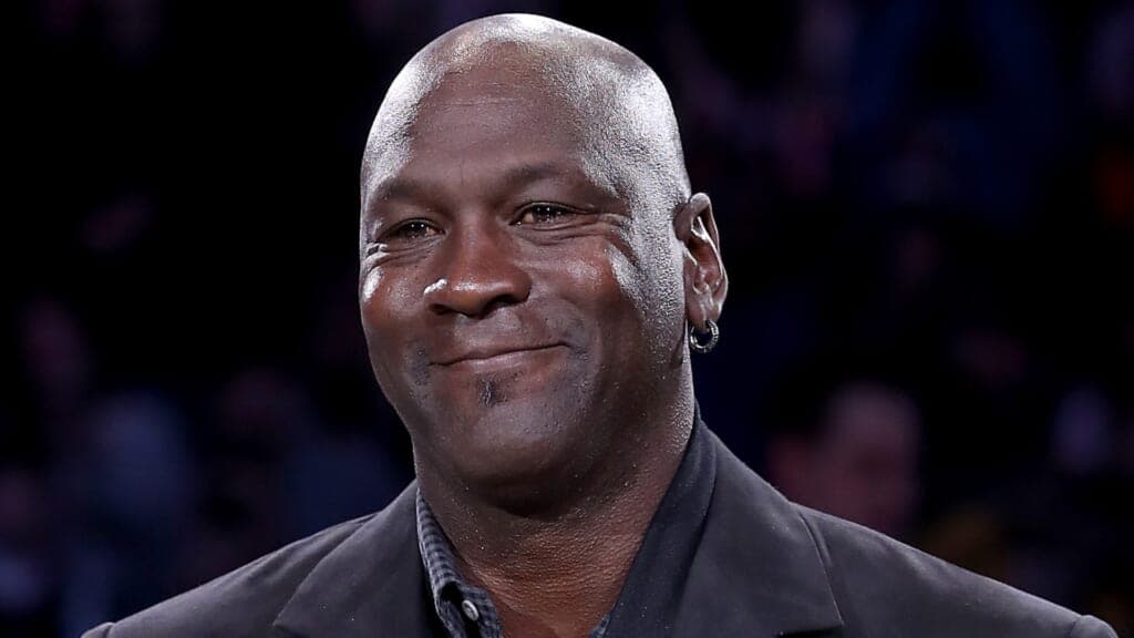 Former basketball player Michael Jordan, owner of the Charlotte Hornets