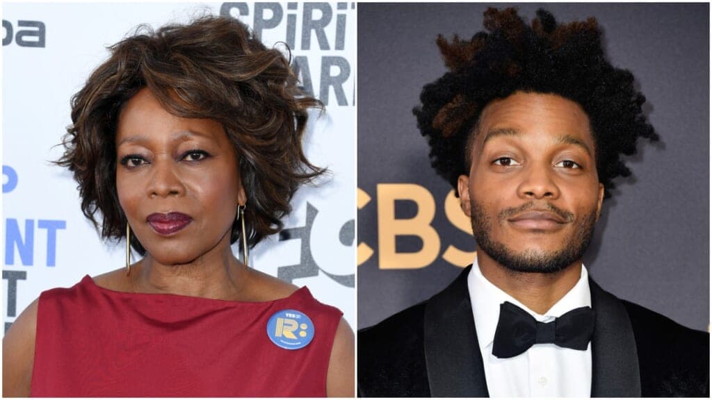 Actors Alfre Woodard and Jermaine Fowler