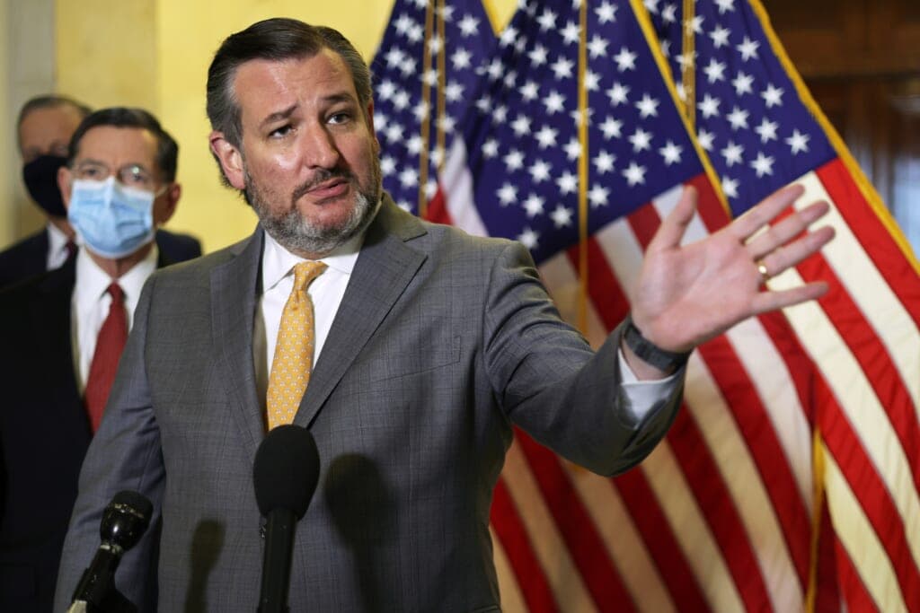 Senate Republicans Hold Media Availability On Capitol Hill