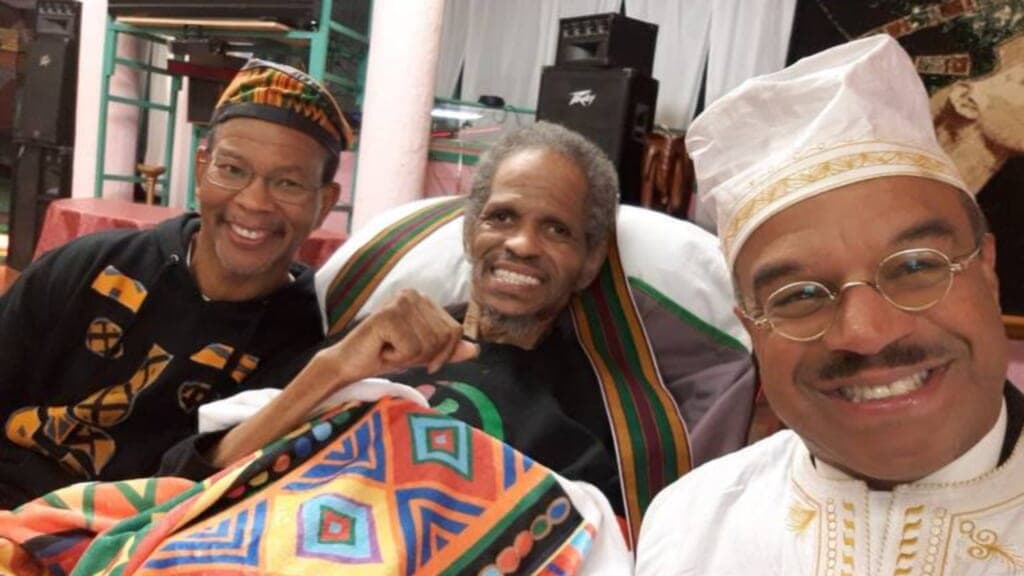 Ajamu Webster, Alvin Sykes, and Kansas Sen. David Haley