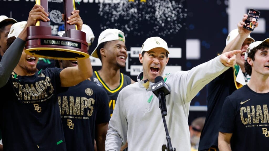 Head coach Scott Drew of the Baylor Bears