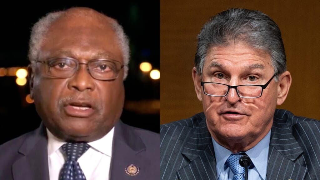 South Carolina Representative James Clyburn and West Virginia Senator Joe Manchin