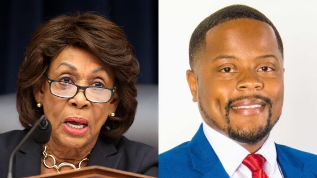 Rep. Maxine Waters and Joe Collins