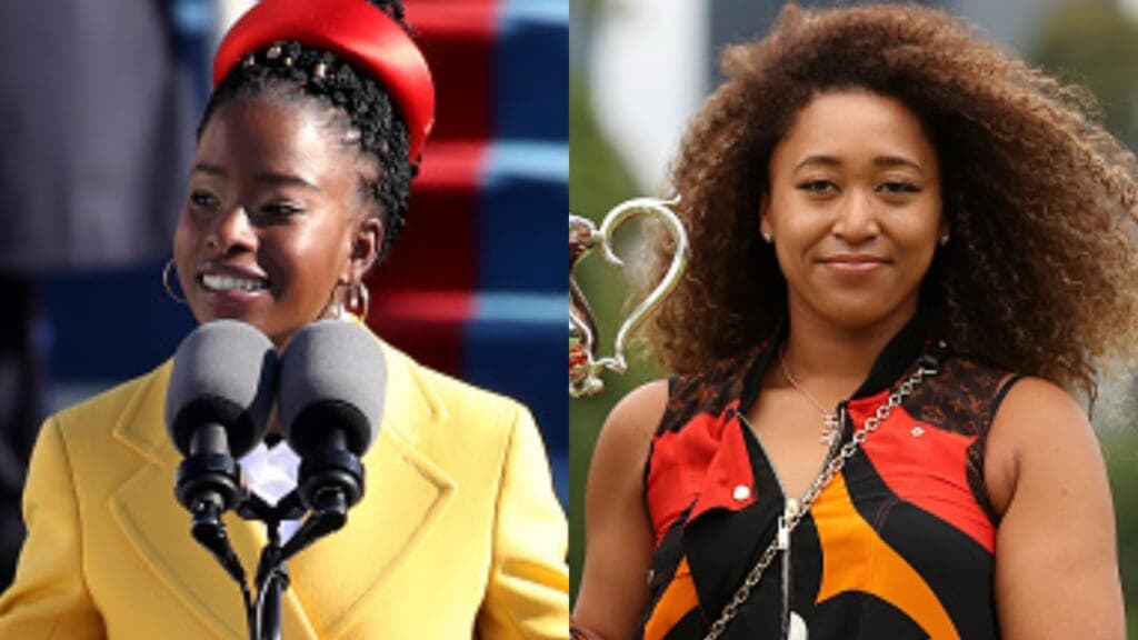 Poet Amanda Gorman and tennis star Naomi Osaka