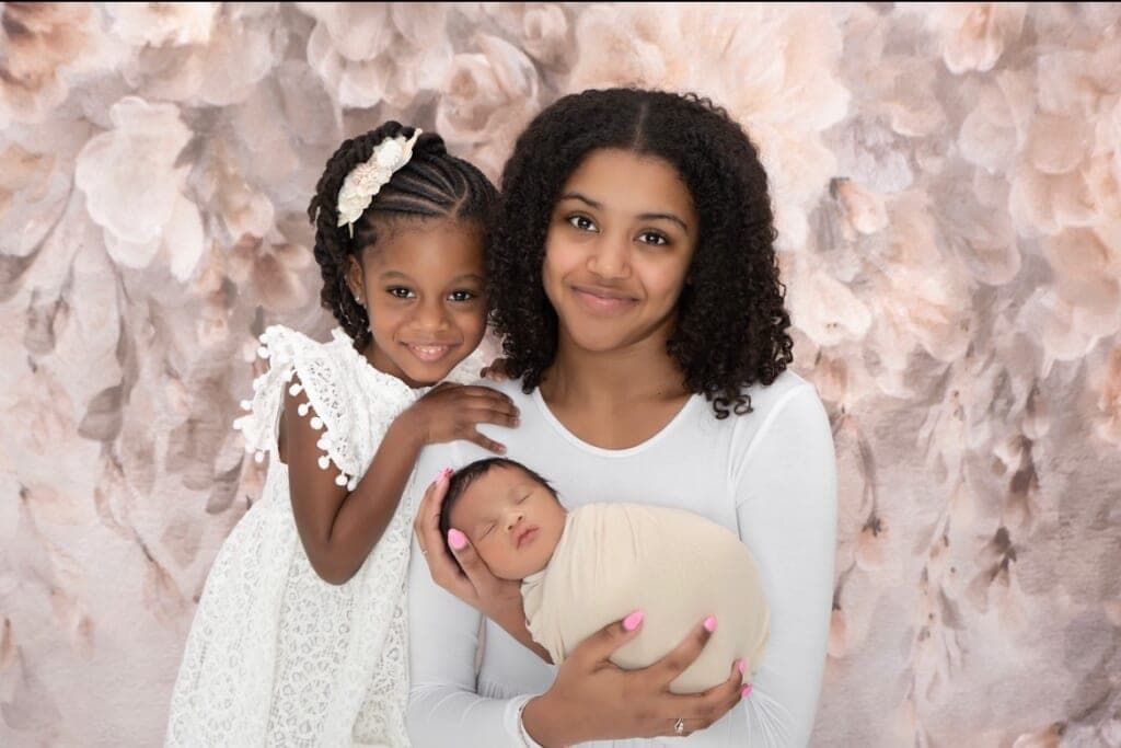 Natalia, Zuri and Beckham Spraggins