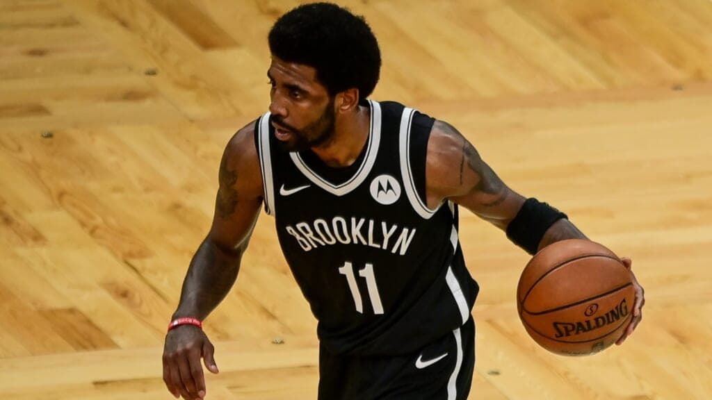 Kyrie Irving of the Brooklyn Nets