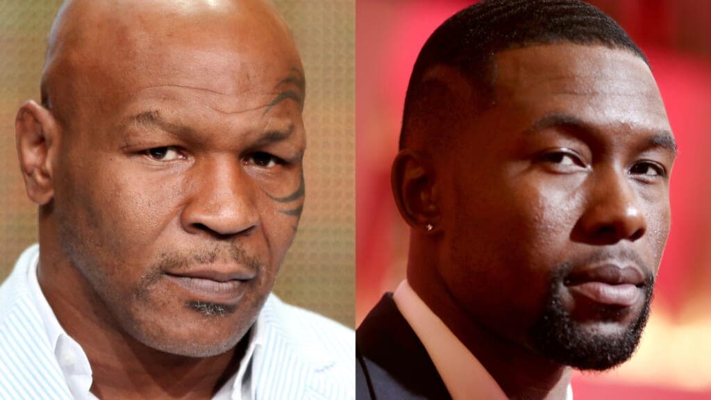 Boxer Mike Tyson and actor Trevante Rhodes