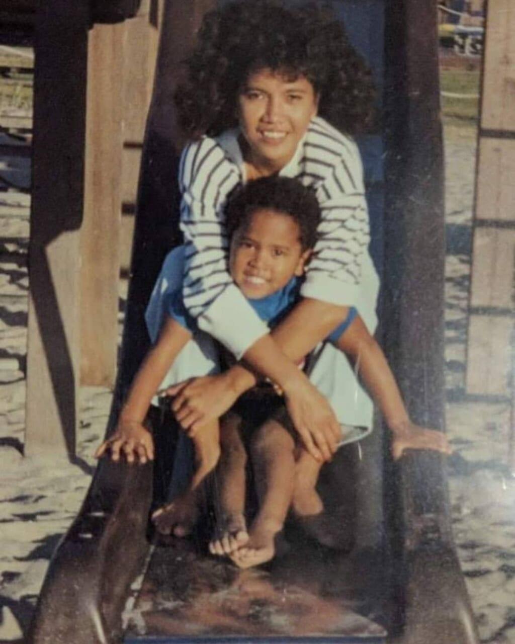 Digital creators and Instagram influencer Johnathan Gibbs and his mother
