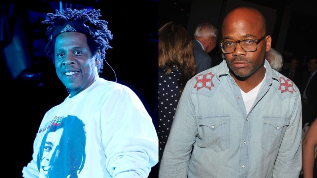 Rapper Jay Z and Damon Dash