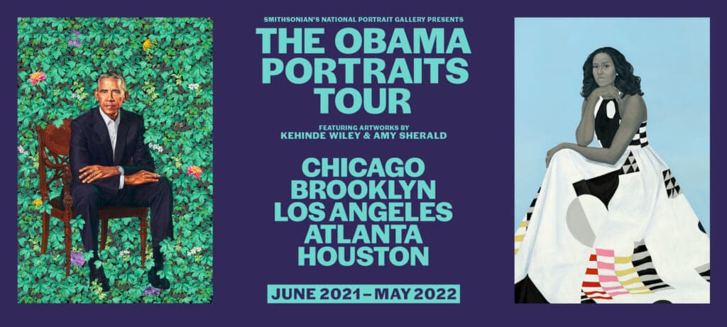 Poster for The Obama Portraits Tour