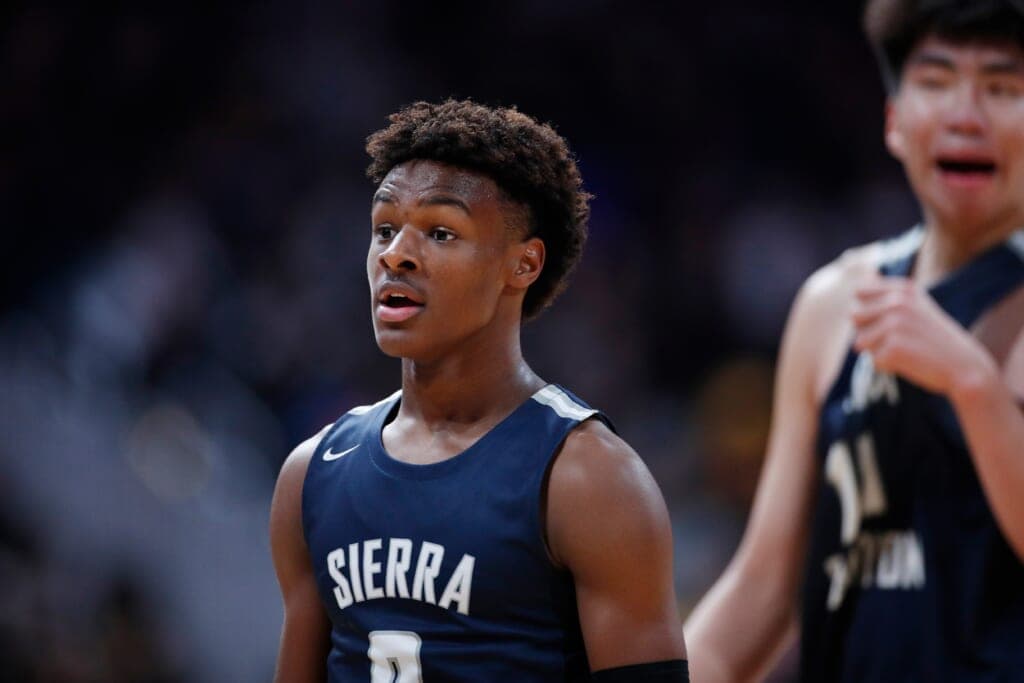 Bronny James thegrio.com 