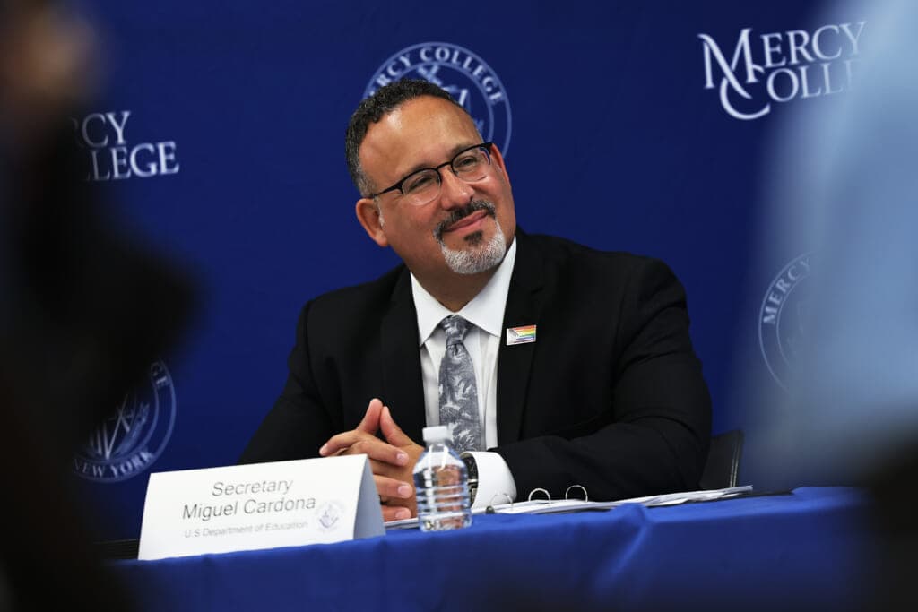 Secretary of Education Miguel Cardona