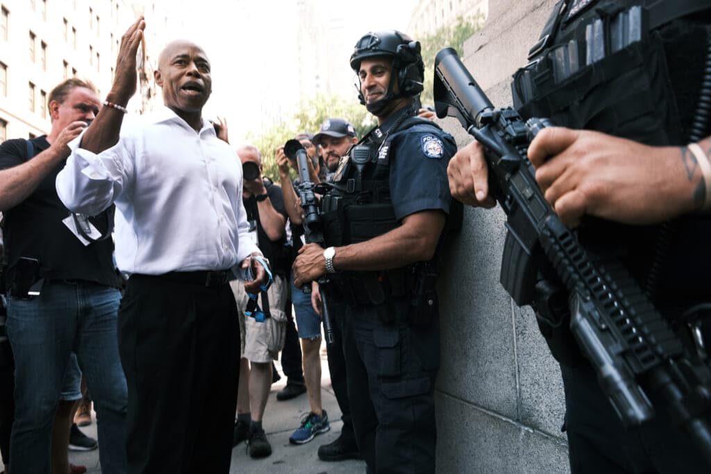 New York City Democratic mayoral nominee Eric Adams