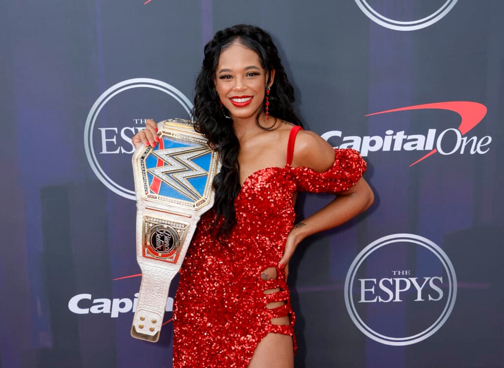 Professional wrestler Bianca Belair