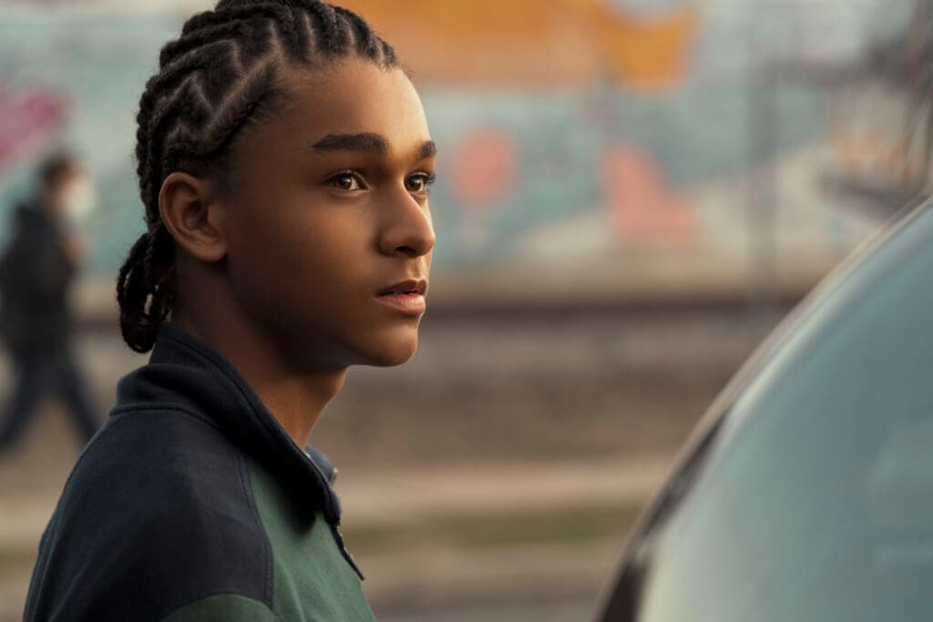 Actor Jaden Michael in "Colin in Black & White"