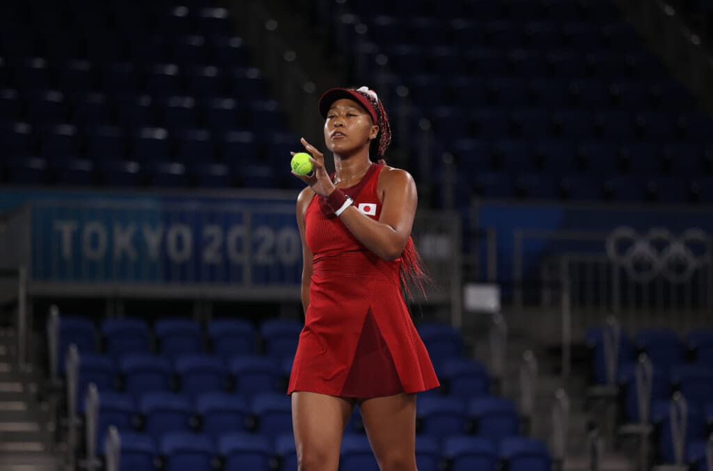 Tennis player Naomi Osaka of Japan