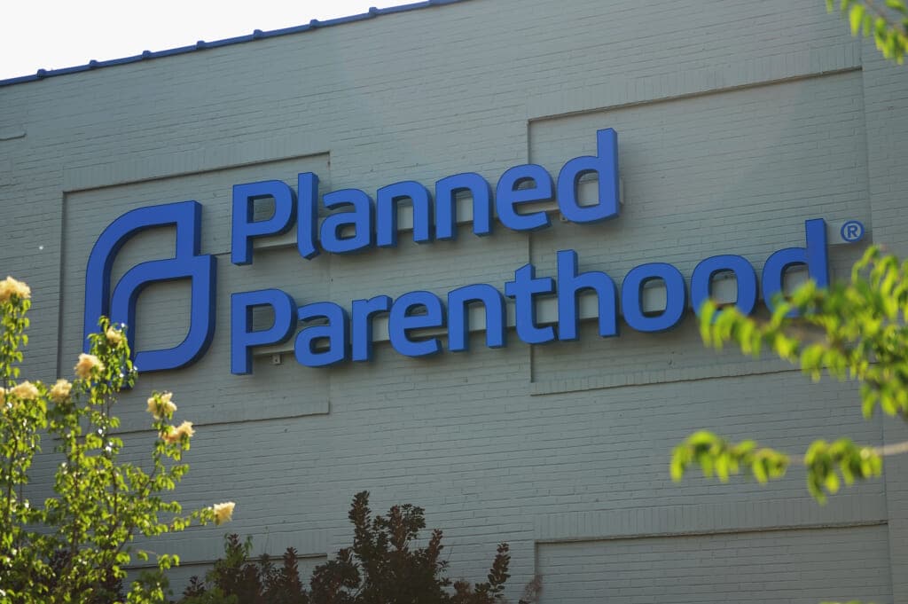 The exterior of a Planned Parenthood Reproductive Health Services Center