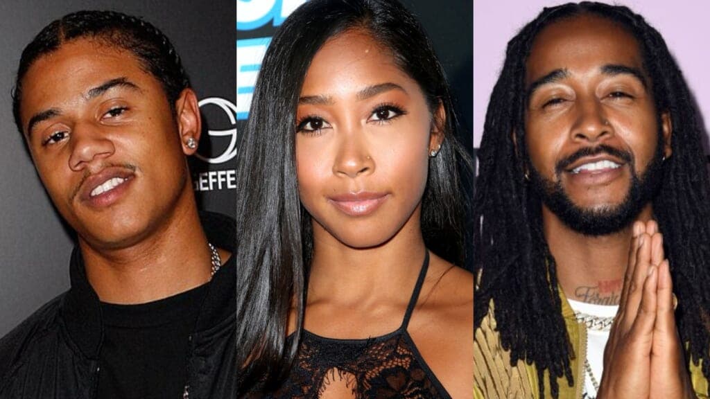 Rapper Lil Fizz, singer Apryl Jones and rapper Omarion