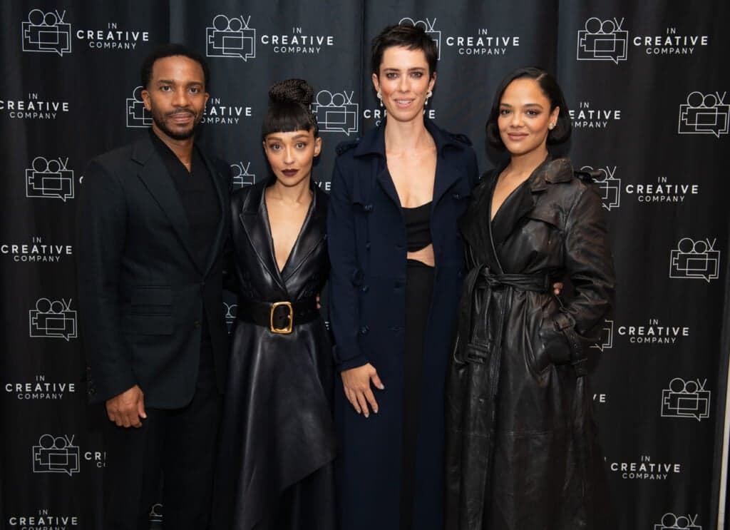 Actors Andre Holland, Ruth Negga, Rebecca Hall and Tessa Thompson