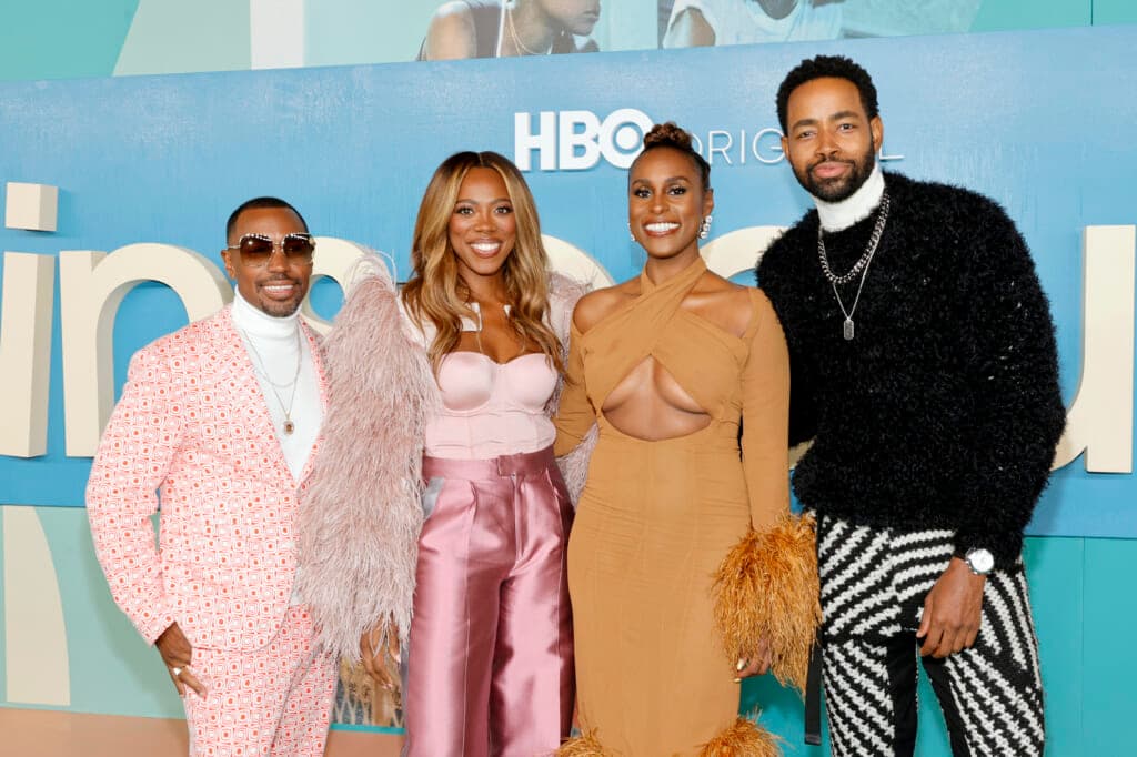 Prentice Penny, Yvonne Orji, Issa Rae and Jay Ellis of "Insecure"