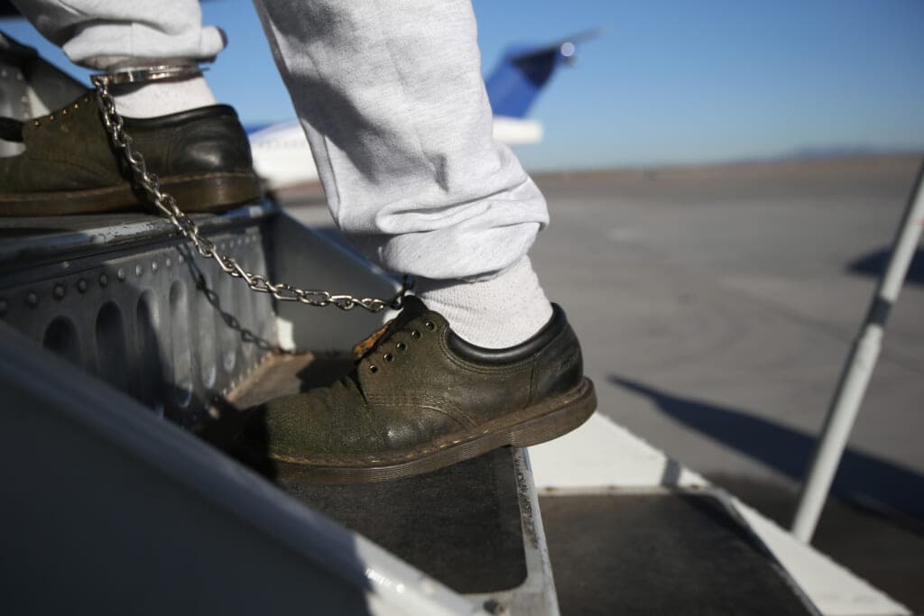 ICE Detainee at Deportation