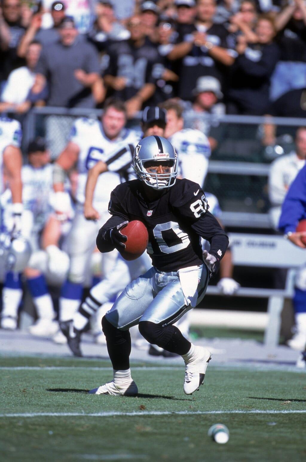 Andre Rison with the Raiders