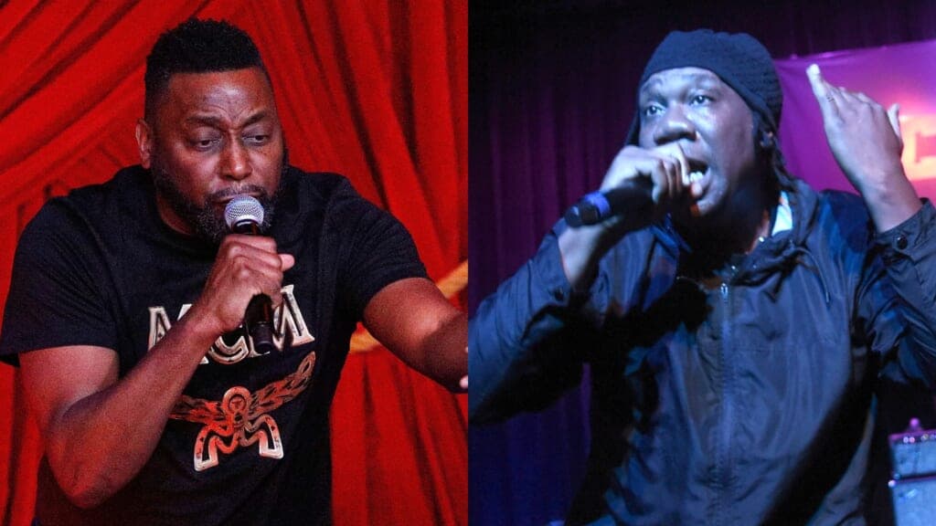 Rappers Big Daddy Kane and KRS-One
