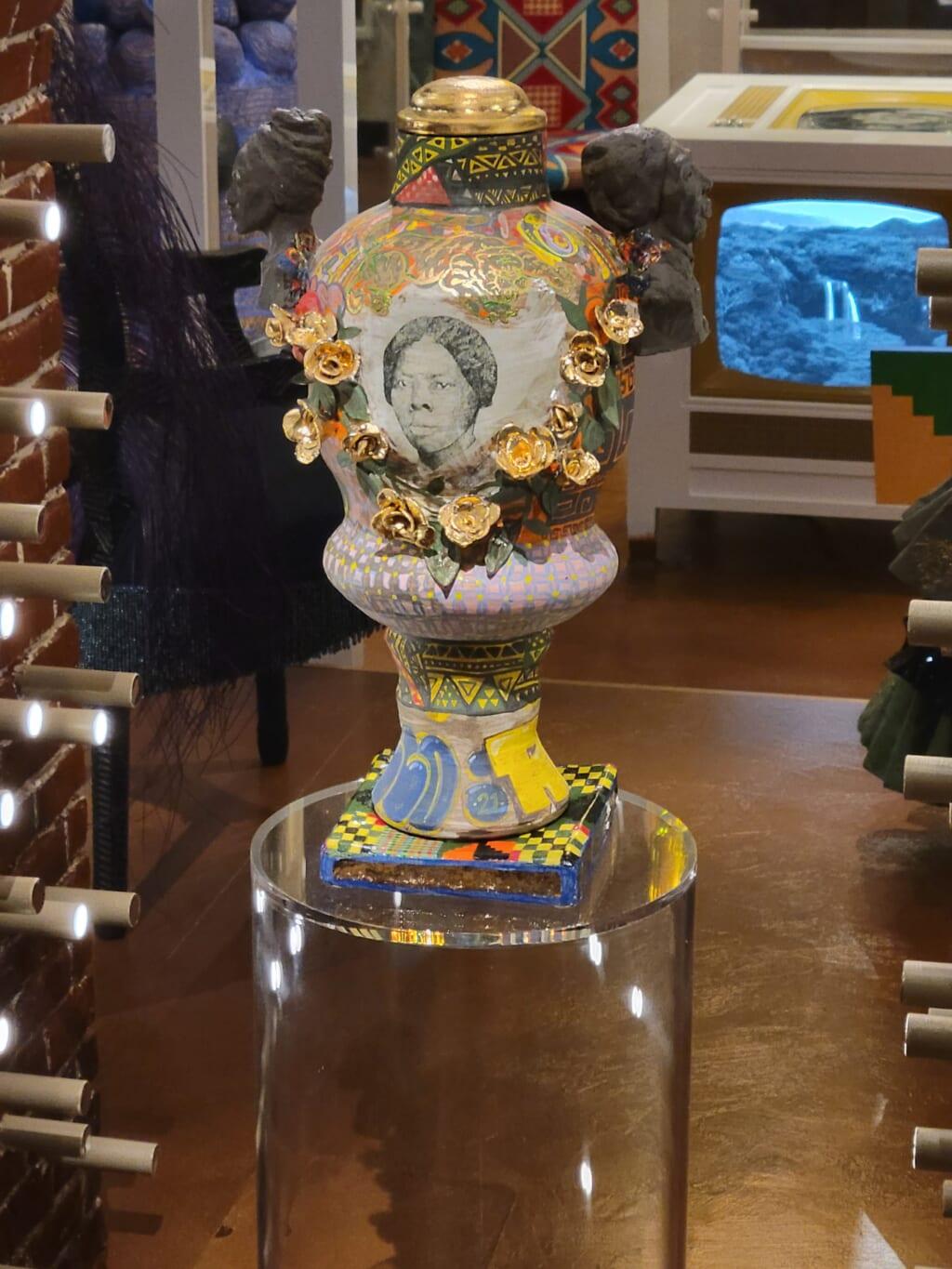 "Digable Underground" ceramic art by Roberto Lugo