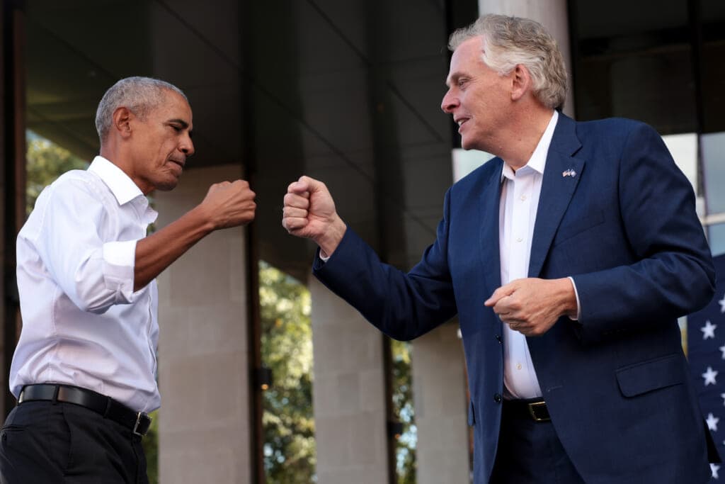 Obama McAuliffe
