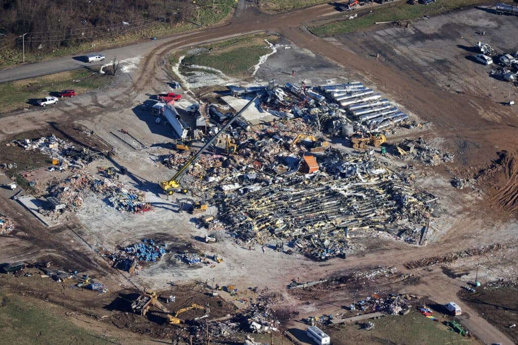 Swath Of Tornadoes Tear Through Midwest