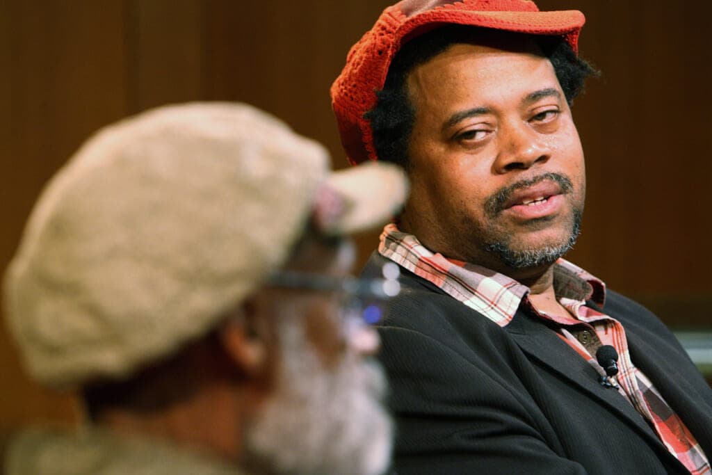 Director Melvin Van Peebles is interviewed by Journalist Greg Tate