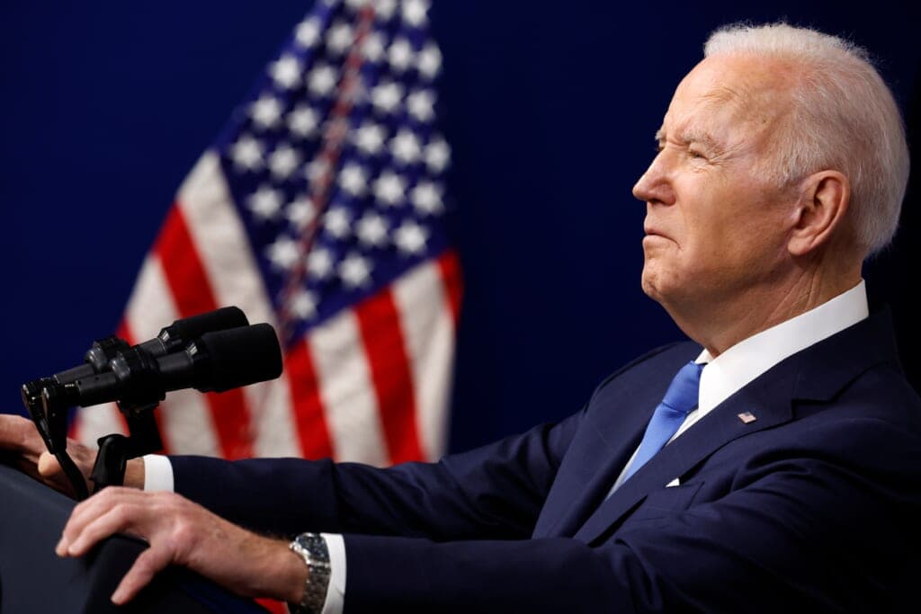 President Biden Delivers Remarks On Bipartisan Infrastructure Bill
