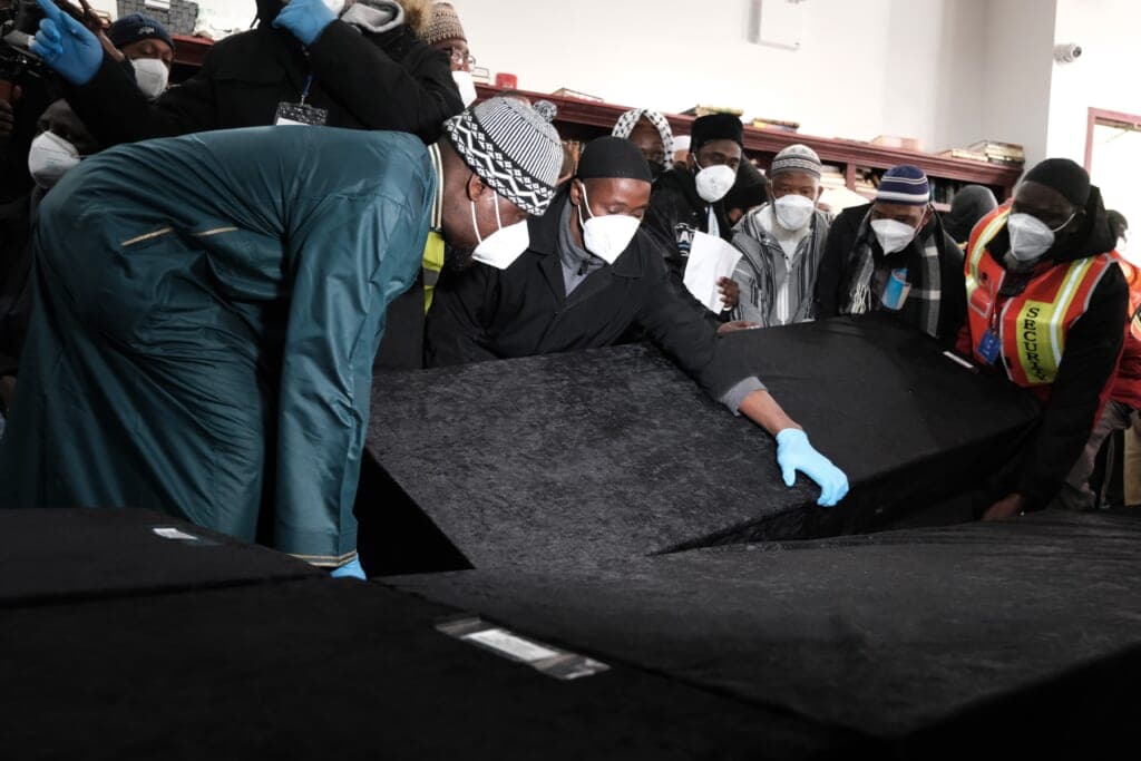 Mass Funeral Prayer Held For Victims Of Bronx Fire