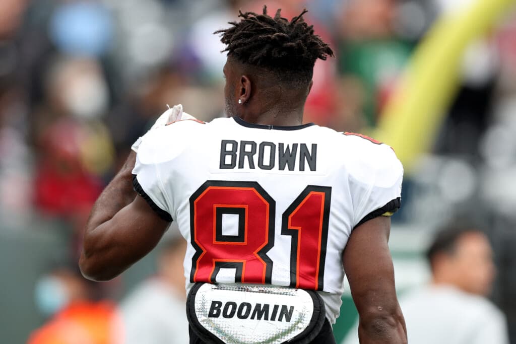 Antonio Brown of the Tampa Bay Buccaneers