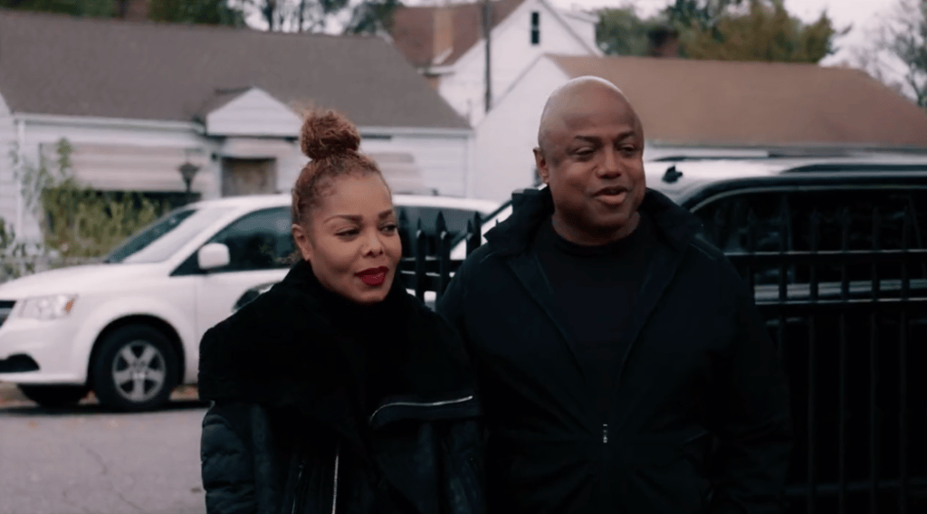 Janet Jackson and Randy Jackson visit her family’s Gary, Indiana, home in "Janet"