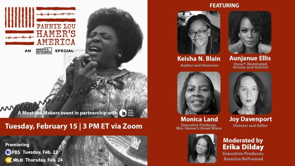 Poster for Fannie Lou Hamer's America